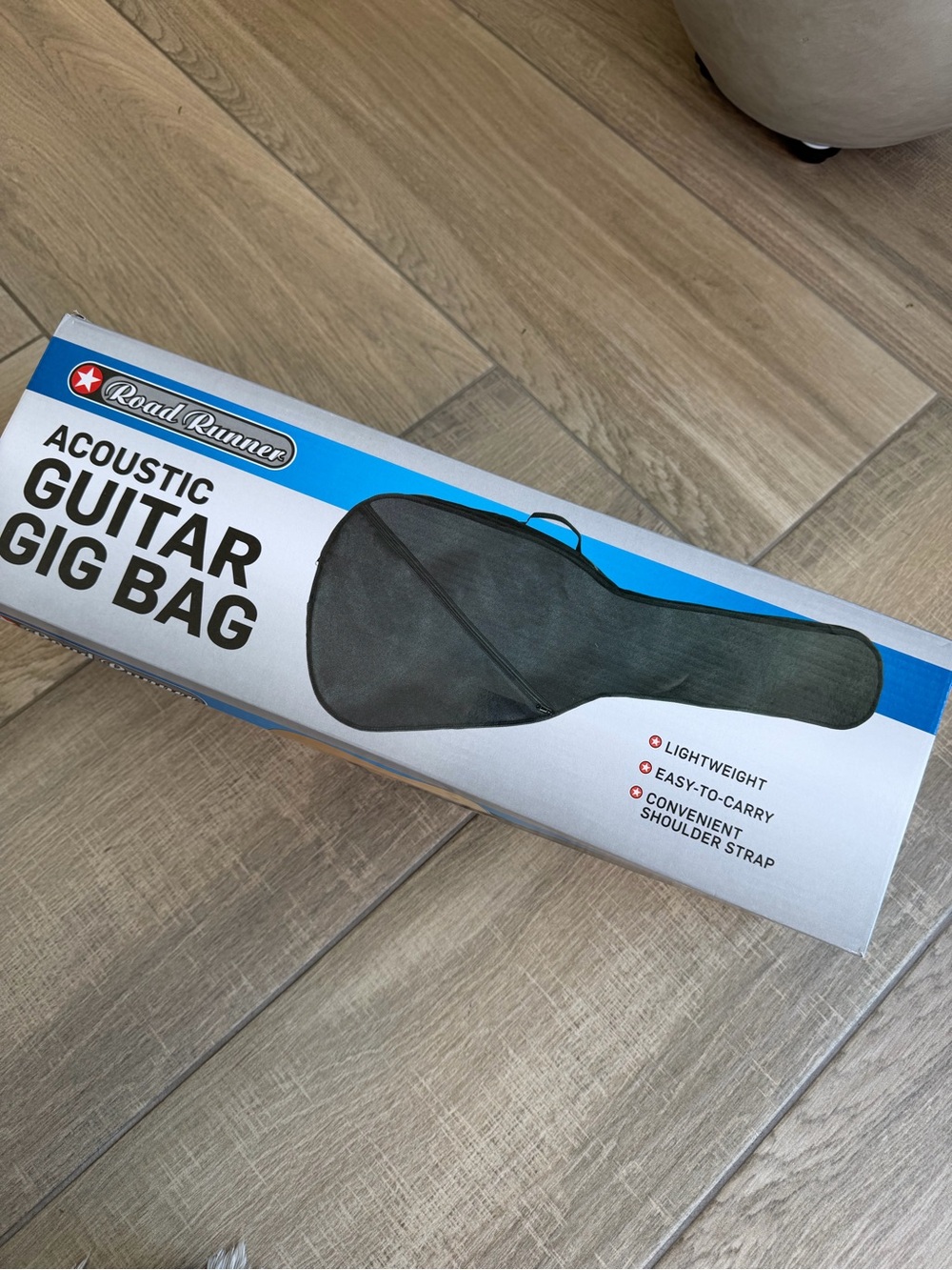 Road Runner Acoustic Guitar Gig Bag - Black